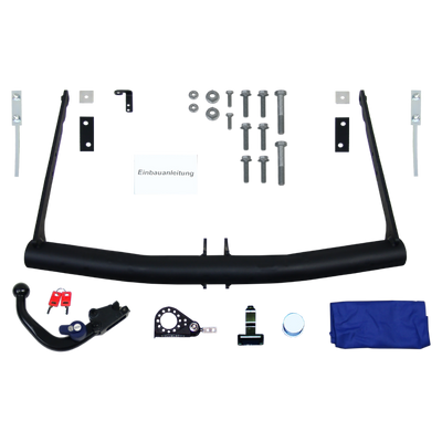 Attelage rotule démontable Brink + faisceau TowTec spécifique 13 broches
