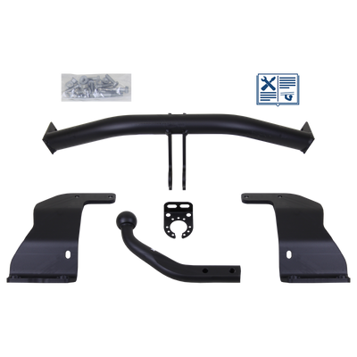 Attelage col de cygne Brink + faisceau TowTec universel 7 broches