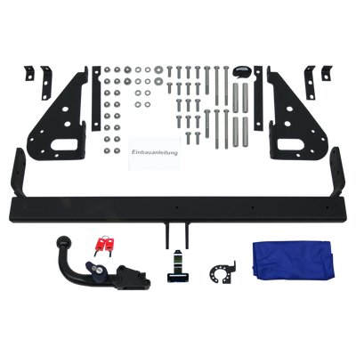 Attelage rotule démontable Brink + faisceau TowTec universel 7 broches