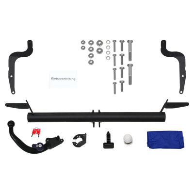 Attelage rotule démontable Brink + faisceau TowTec spécifique 13 broches