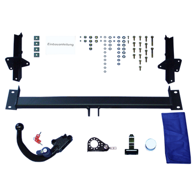 Attelage rotule démontable Brink + faisceau TowTec spécifique 7 broches