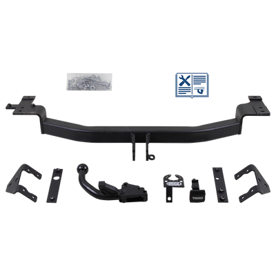 Attelage rotule démontable Brink + faisceau TowTec spécifique 7 broches