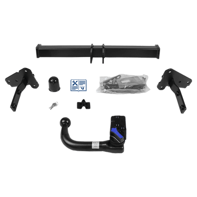 Attelage rotule démontable AUTO-HAK + faisceau TowTec universel 7 broches