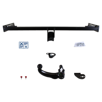 Attelage rotule démontable Oris + faisceau TowTec spécifique 7 broches