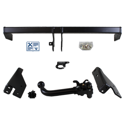 Attelage rotule démontable sans outil horizontale, AUTO-HAK