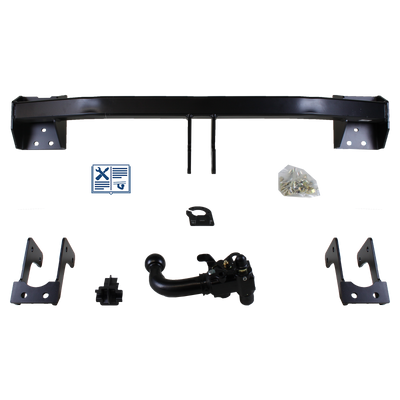 Attelage rotule démontable AUTO-HAK + faisceau TowTec spécifique 7 broches