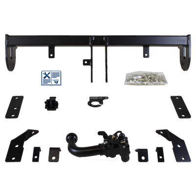 Attelage rotule démontable AUTO-HAK + faisceau TowTec universel 7 broches
