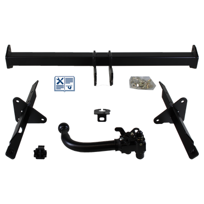 Attelage rotule démontable AUTO-HAK + faisceau TowTec spécifique 7 broches