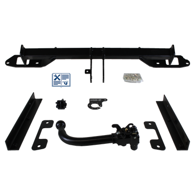 Attelage rotule démontable AUTO-HAK + faisceau TowTec spécifique 7 broches