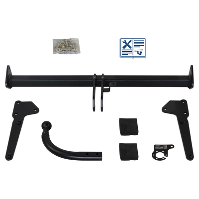 Attelage col de cygne AUTO-HAK + faisceau TowTec universel 7 broches
