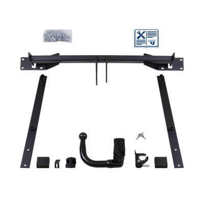 Attelage rotule démontable Brink + faisceau TowTec spécifique 7 broches