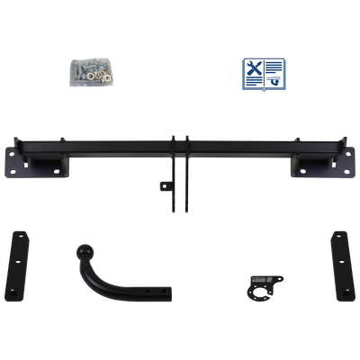 Attelage col de cygne AUTO-HAK + faisceau TowTec universel 7 broches