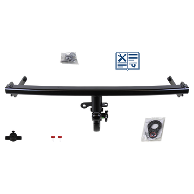 Attelage rotule démontable Westfalia + faisceau TowTec spécifique 13 broches