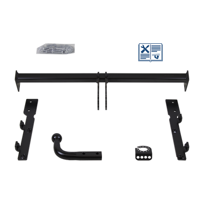 Attelage col de cygne Oris + faisceau TowTec universel 7 broches