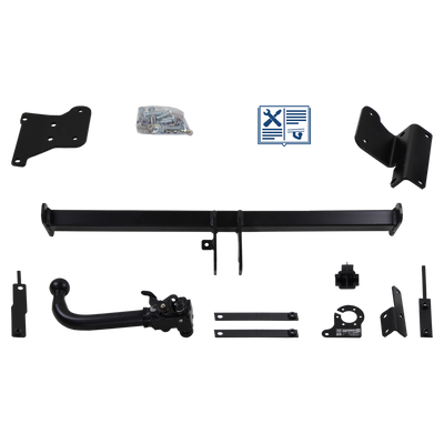 Attelage rotule démontable AUTO-HAK + faisceau TowTec universel 7 broches
