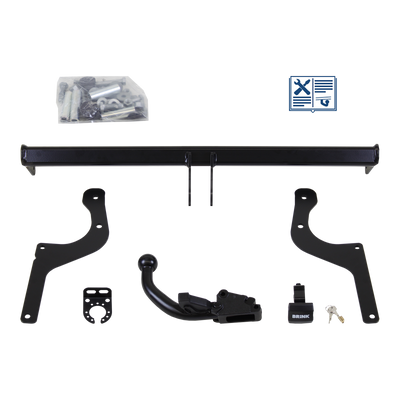 Attelage rotule démontable Brink + faisceau ECS spécifique 7 broches