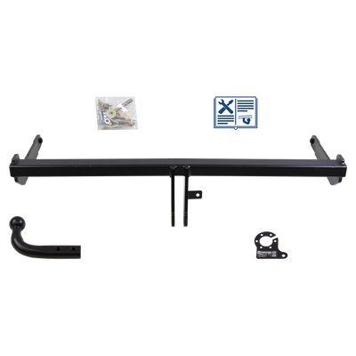 Attelage col de cygne AUTO-HAK + faisceau TowTec universel 7 broches