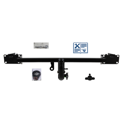 Attelage rotule démontable Westfalia + faisceau TowTec universel 7 broches