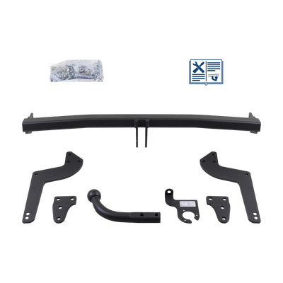 Attelage col de cygne GDW + faisceau TowTec universel 7 broches