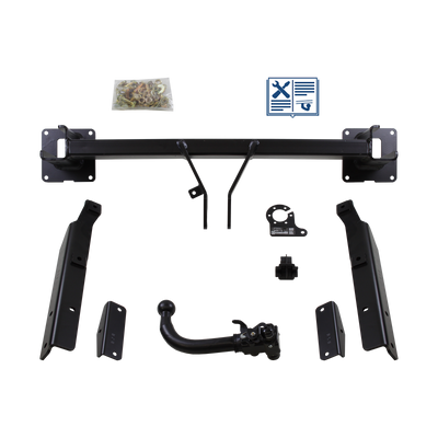 Attelage rotule démontable AUTO-HAK + faisceau TowTec spécifique 7 broches