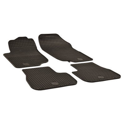 Tapis de sol en caoutchouc noir pour PEUGEOT 207 CC Bj 02.07-01.15