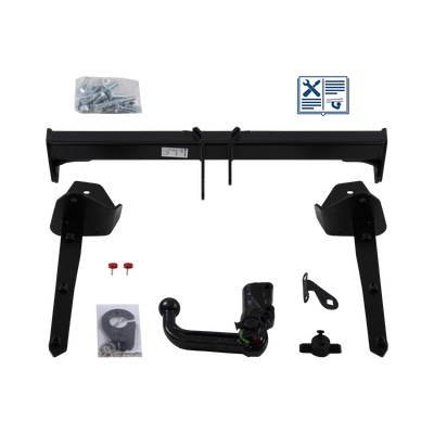 Attelage rotule démontable Westfalia + faisceau TowTec spécifique 13 broches
