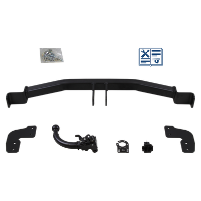 Attelage rotule démontable AUTO-HAK + faisceau TowTec spécifique 7 broches