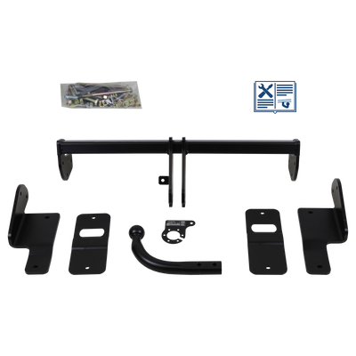 Attelage col de cygne AUTO-HAK + faisceau TowTec universel 7 broches