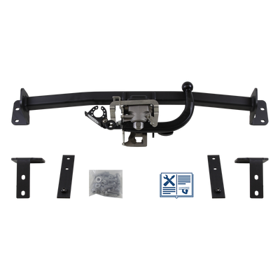 Attelage escamotable Brink + faisceau TowTec universel 7 broches