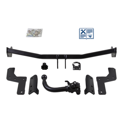 Attelage rotule démontable AUTO-HAK + faisceau TowTec spécifique 7 broches