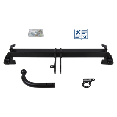 Attelage col de cygne AUTO-HAK + faisceau TowTec universel 7 broches