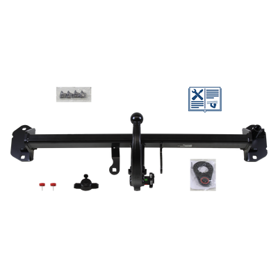 Attelage rotule démontable Westfalia + faisceau TowTec spécifique 13 broches
