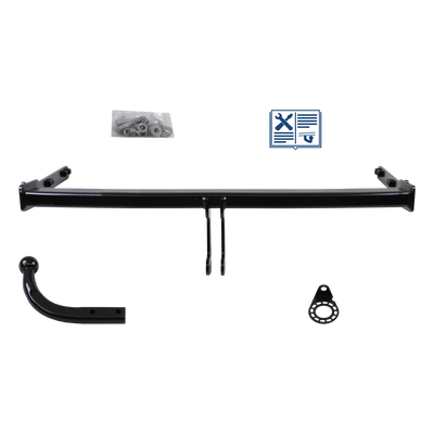Attelage col de cygne Westfalia + faisceau TowTec universel 7 broches