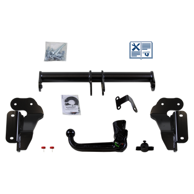 Attelage rotule démontable Westfalia + faisceau TowTec spécifique 7 broches