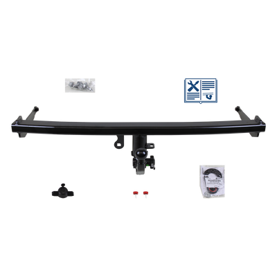 Attelage rotule démontable Westfalia + faisceau TowTec spécifique 13 broches