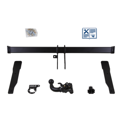 Attelage rotule démontable AUTO-HAK + faisceau TowTec spécifique 7 broches