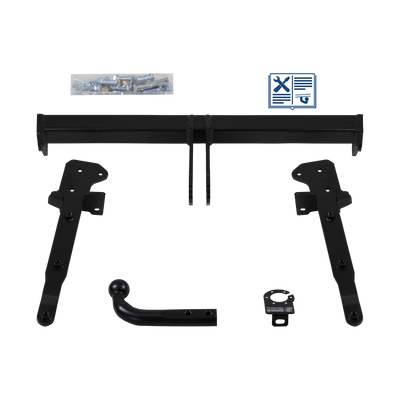 Attelage col de cygne AUTO-HAK + faisceau TowTec universel 7 broches