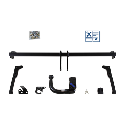 Attelage rotule démontable AUTO-HAK + faisceau ECS spécifique 13 broches
