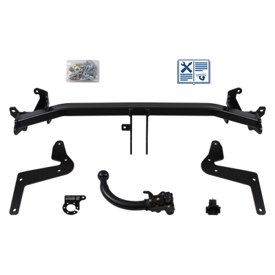 Attelage rotule démontable AUTO-HAK + faisceau TowTec spécifique 7 broches