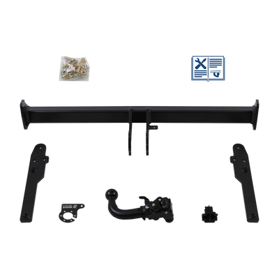 Attelage rotule démontable AUTO-HAK + faisceau TowTec spécifique 13 broches
