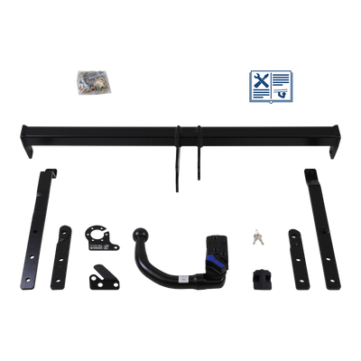 Attelage rotule démontable AUTO-HAK + faisceau ECS spécifique 13 broches