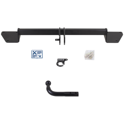 Attelage col de cygne AUTO-HAK + faisceau TowTec universel 7 broches