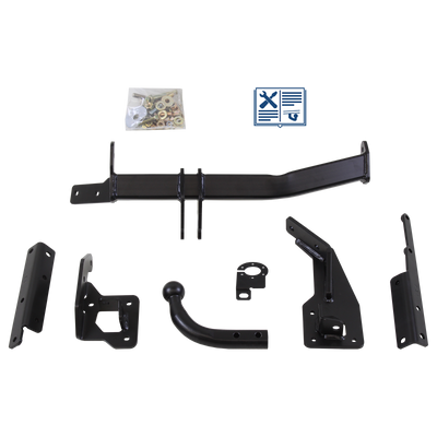 Attelage col de cygne AUTO-HAK + faisceau TowTec universel 7 broches