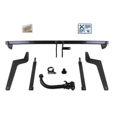 Attelage rotule démontable AUTO-HAK + faisceau TowTec spécifique 7 broches