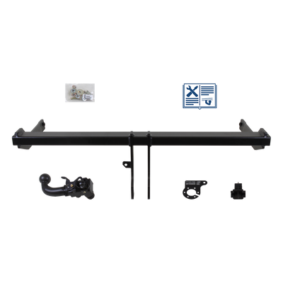 Attelage rotule démontable AUTO-HAK + faisceau TowTec spécifique 7 broches