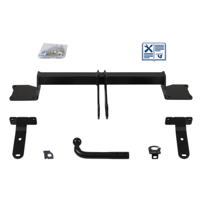 Attelage col de cygne AUTO-HAK + faisceau TowTec universel 7 broches