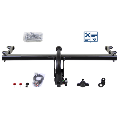 Attelage rotule démontable Westfalia + faisceau TowTec spécifique 13 broches