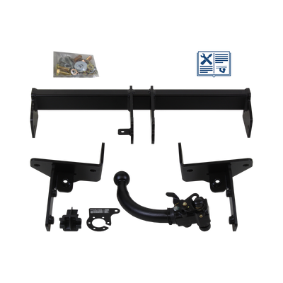 Attelage rotule démontable AUTO-HAK + faisceau TowTec spécifique 7 broches