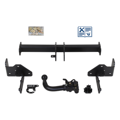 Attelage rotule démontable AUTO-HAK + faisceau TowTec spécifique 7 broches