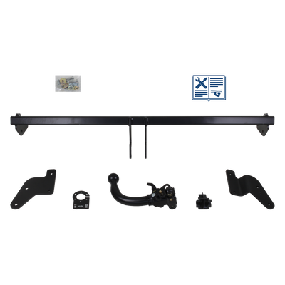 Attelage rotule démontable AUTO-HAK + faisceau TowTec spécifique 7 broches